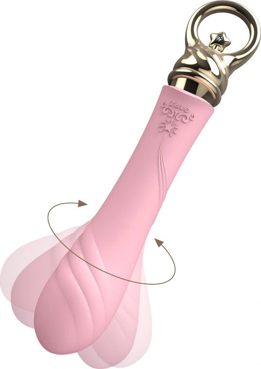 Вибратор для точки G с подогревом Zalo Sweet Magic - Courage Fairy Pink фото 6