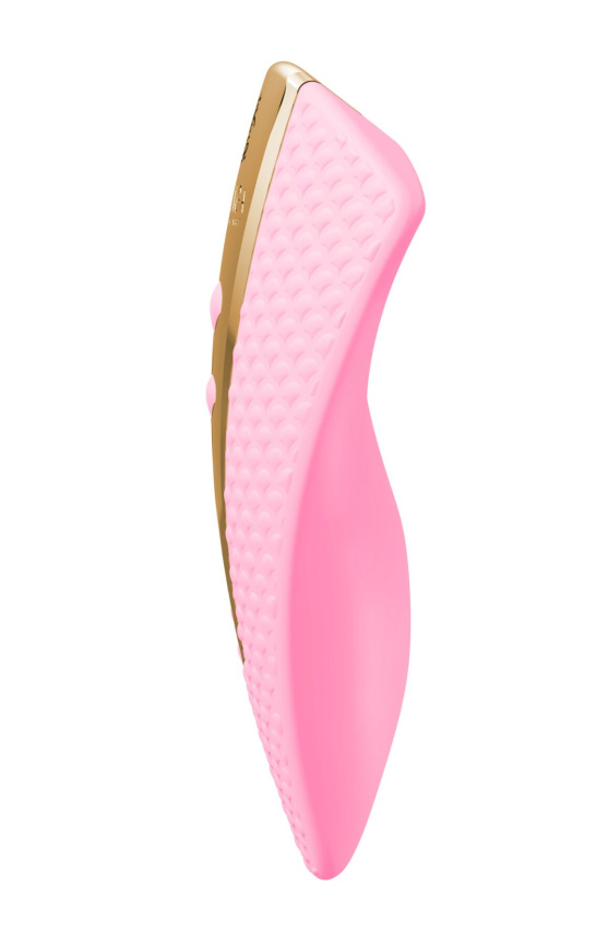 Кліторальний вібратор Shunga Obi Light Pink фото 3