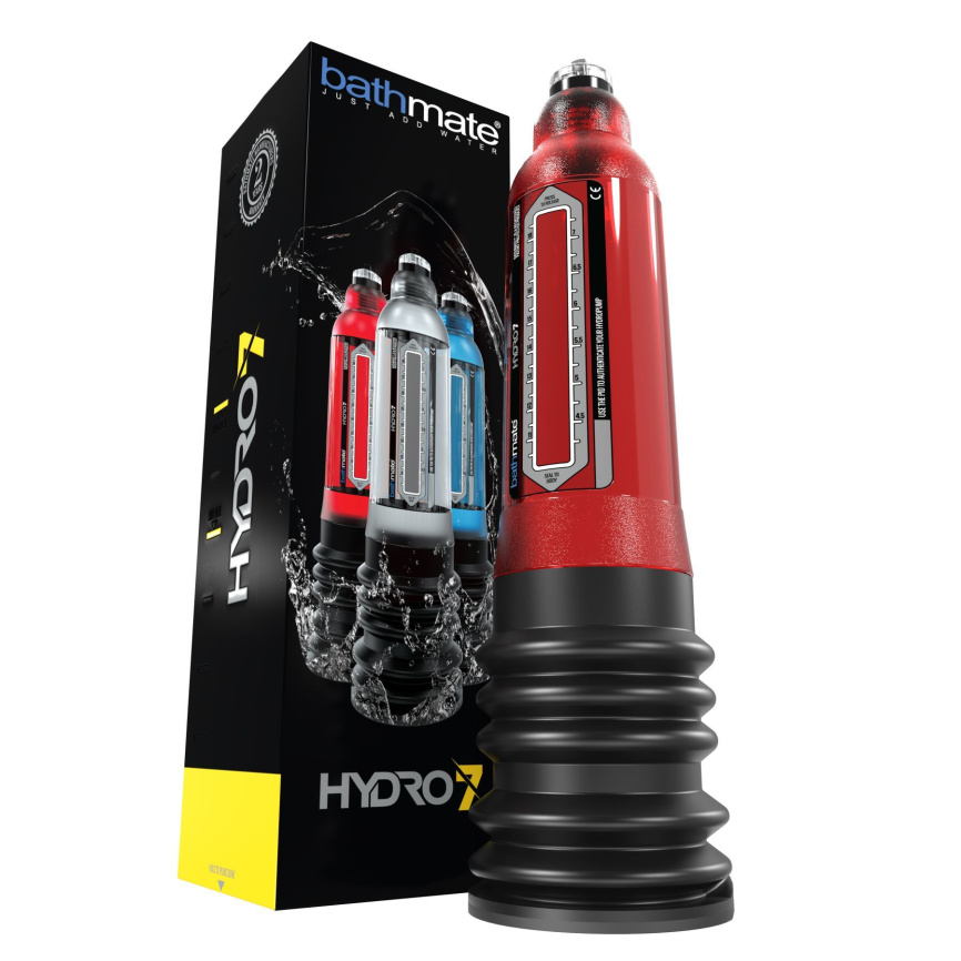 Гідропомпа Bathmate Hydro 7 Red, для члена довжиною від 12,5 до 18 см, діаметр до 5 см фото 5