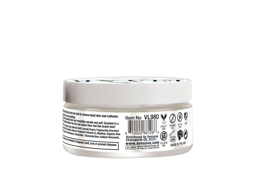 Скраб для ніг Sensuva ELXYR Foot Scrub Peppermint (236 мл) фото 2
