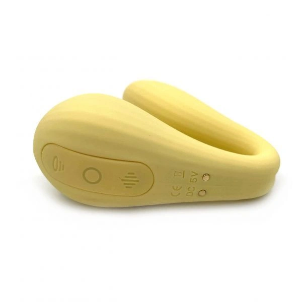 Вакуумный вагинально-клиторальный стимулятор Magic Motion Bobi Yellow, управление со смартфона фото 6