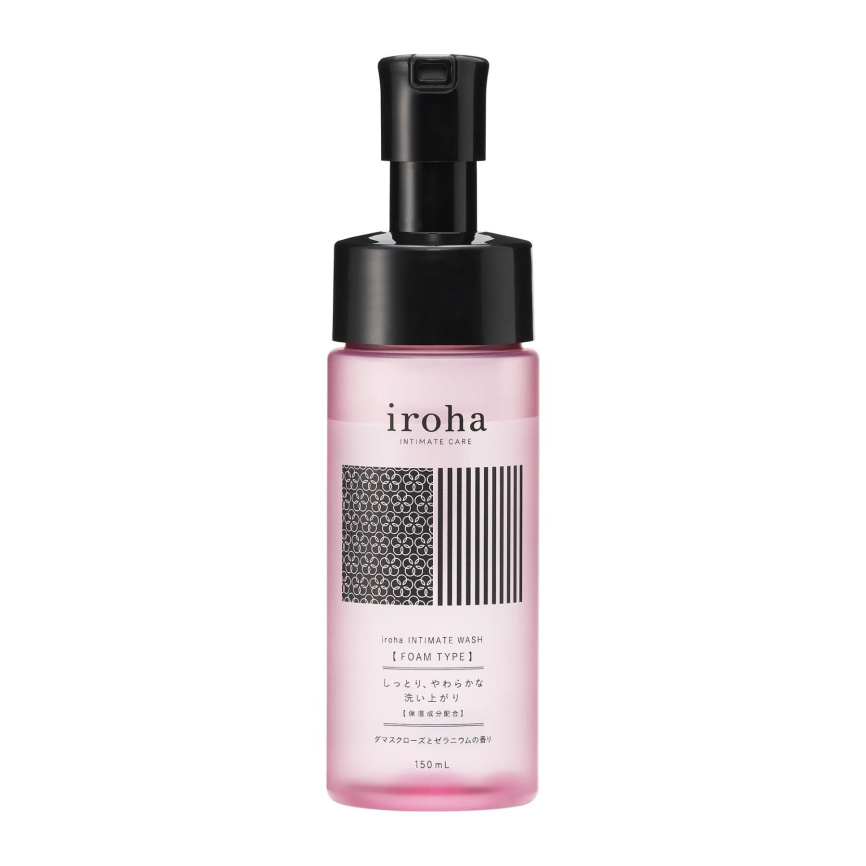 Піна для інтимного догляду Iroha Intimate Wash Foam Type Damask Rose and Geranium 150 мл фото 1