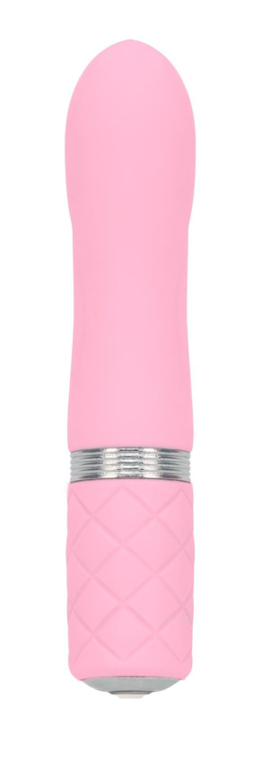 Розкішний вібратор PILLOW TALK - Flirty Pink з кристалом Swarovski, гнучка головка фото 1