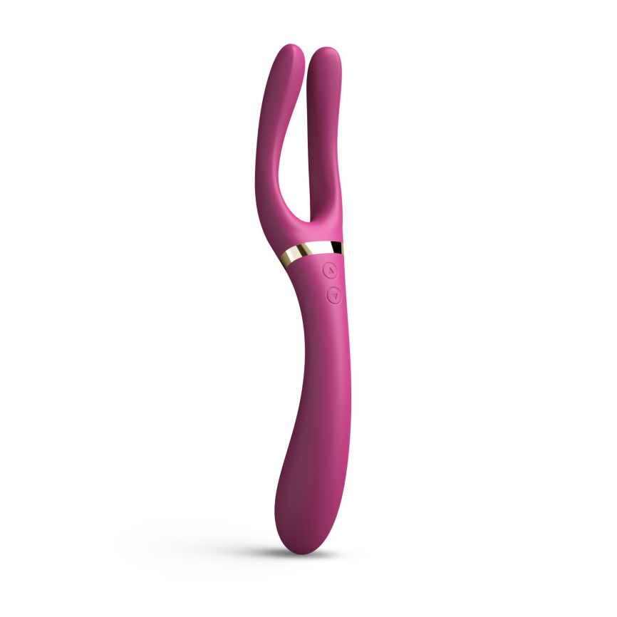 Вібратор-стимулятор Dorcel INFINITE JOY PLUM, багатофункціональний, унісекс фото 1