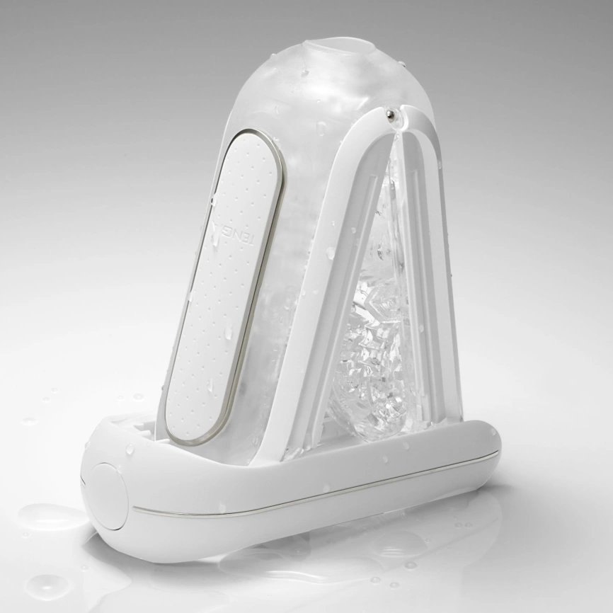 Вибромастурбатор Tenga Flip Zero Electronic Vibration White, изменяемая интенсивность, раскладной фото 3