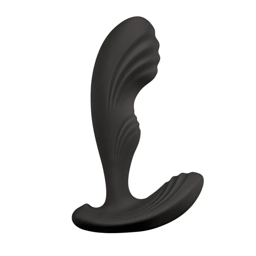 Вібромасажер простати S Pleasures Premium Cozy, чорний, з рельєфною головкою, 10 режимів фото 2