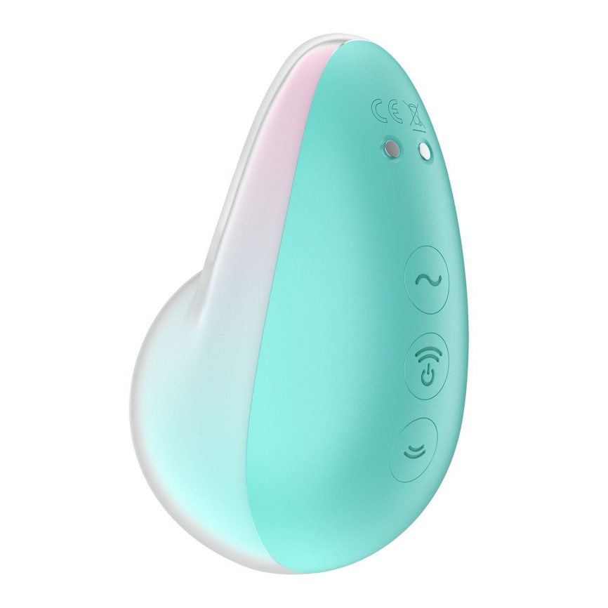Вакуумний стимулятор з вібрацією Satisfyer Pixie Dust Mint/Pink фото 4