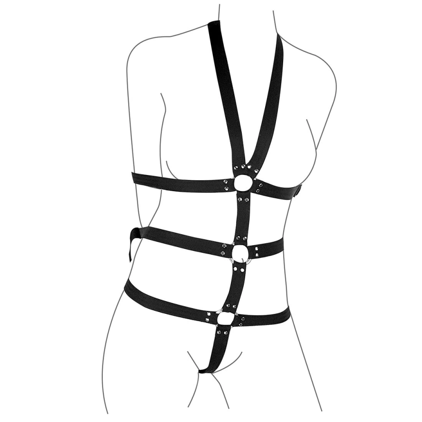 Набор для фиксации Art of Sex – BDSM Fixation Black Night Simple фото 7