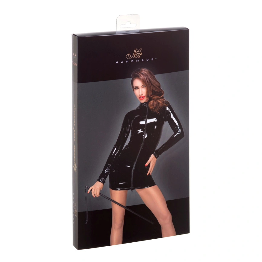 Платье с мокрым эффектом Noir Handmade F187 PVC mini dress, S фото 5