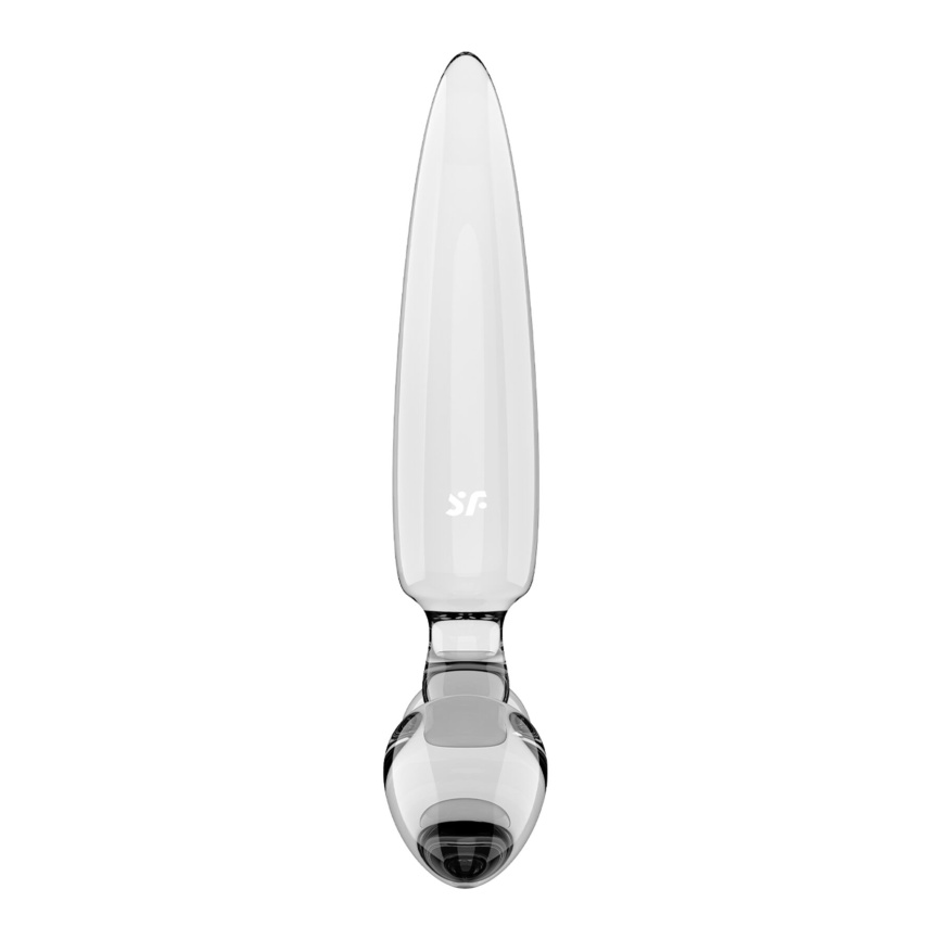 Тристоронній скляний дилдо Satisfyer Triple Crystal 1 Transparent фото 3