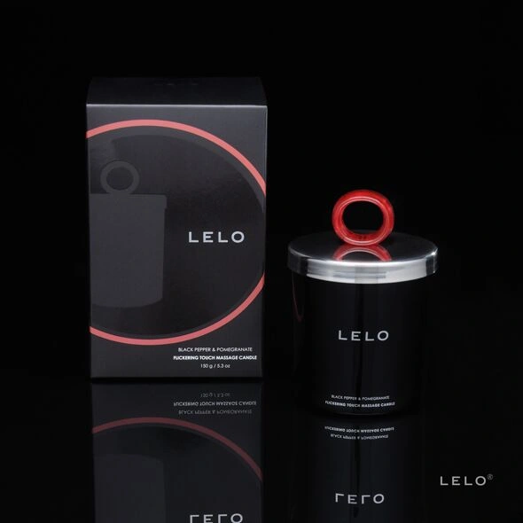 Массажная свеча LELO Massage Candle Black Pepper & Pomegranate, соевый воск, 36 часов горения фото 2