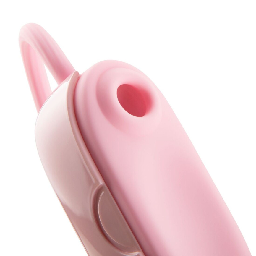 Вакуумний кліторальний стимулятор Otouch Louis Vibrate Pink з віброяйцем, у кейсі фото 6