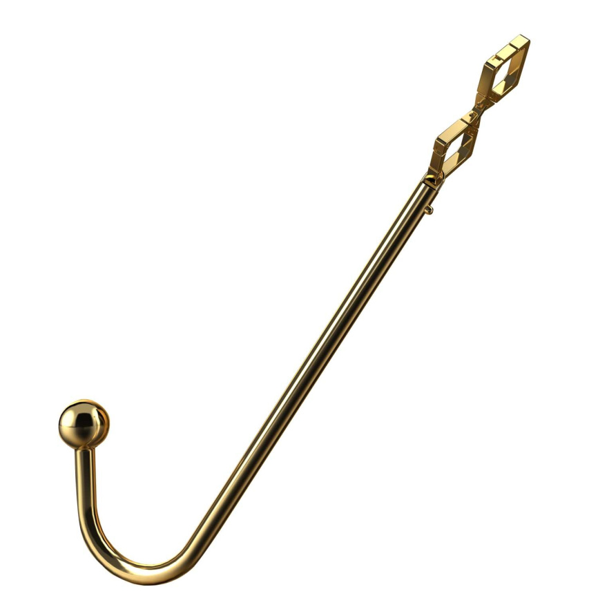 Анальний гак LOCKINK Golden Adjustable Anal Hook Set фото 1