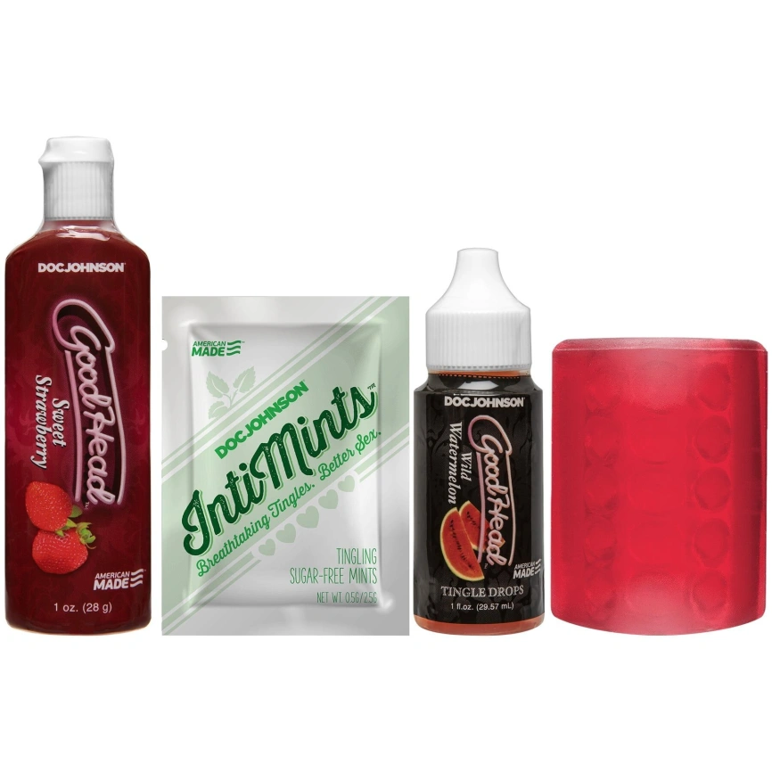 Набор для минета Doc Johnson GoodHead Fundamentals Kit (мятая упаковка!!!) фото 1