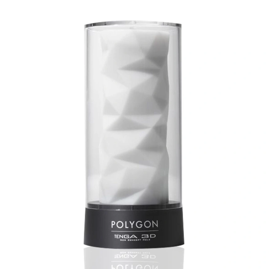 Мастурбатор Tenga 3D Polygon, очень нежный, из антибактериального эластомера с серебром фото 4
