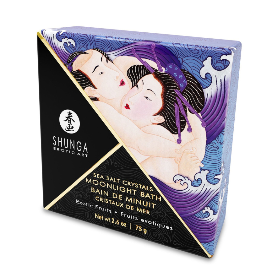 Сіль для ванни Shunga Moonlight Bath – Exotic Fruits (75 г), сіль Мертвого моря, ароматичні олії фото 1