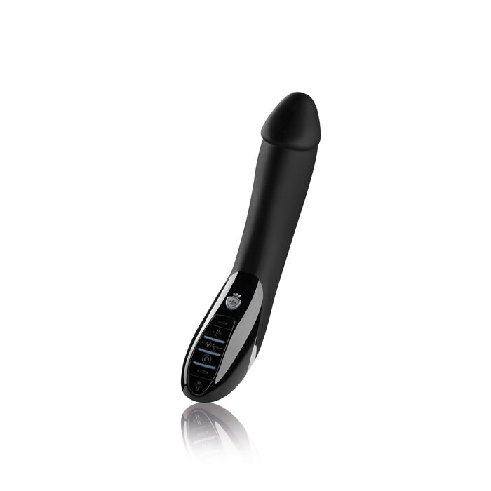 Вібратор з електростимуляцією Mystim Tickling Truman eStim Black, міостимулятор фото 3