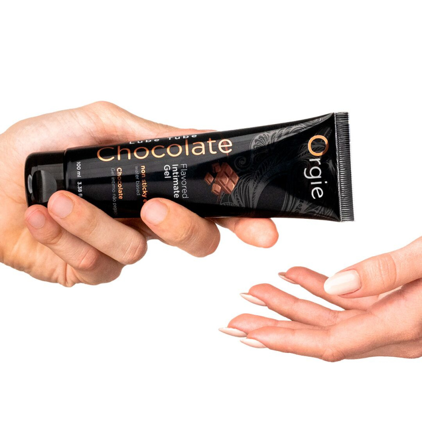 Лубрикант на водній основі Orgie Lube Tube Chocolate, 100 мл, зі смаком та ароматом шоколаду фото 2