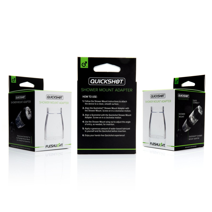 Адаптер Quickshot для Fleshlight Shower Mount Adapter для з'єднання Квікшота з кріпленням-присоскою фото 2