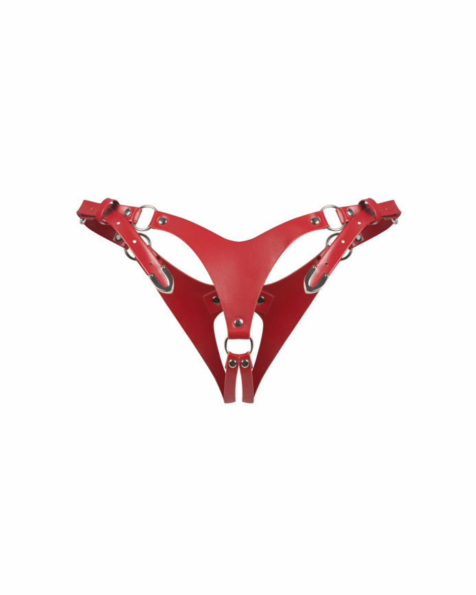 Трусики Obsessive Inferro crotchless thong S/M/L фото 4