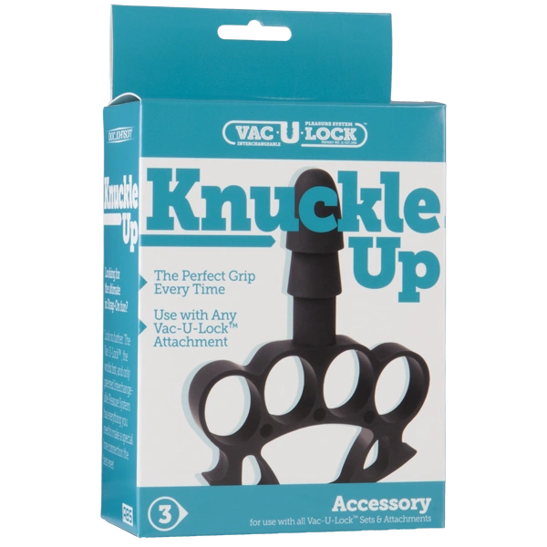 Держатель-кастет Doc Johnson с креплением Vac-U-Lock - Knuckle Up для игрушек фото 4