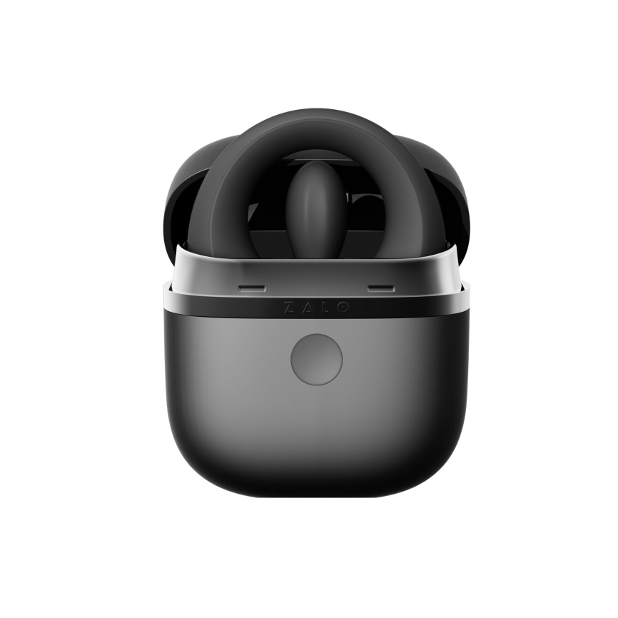 Ерекційне смарт-віброкільце Zalo Apis Obsidian Black, до 4 годин роботи, зарядний кейс фото 14