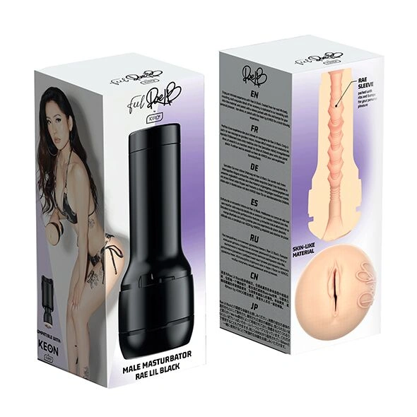Мастурбатор Kiiroo Feel Rae Lil Black, копия вагины порнозвезды фото 7