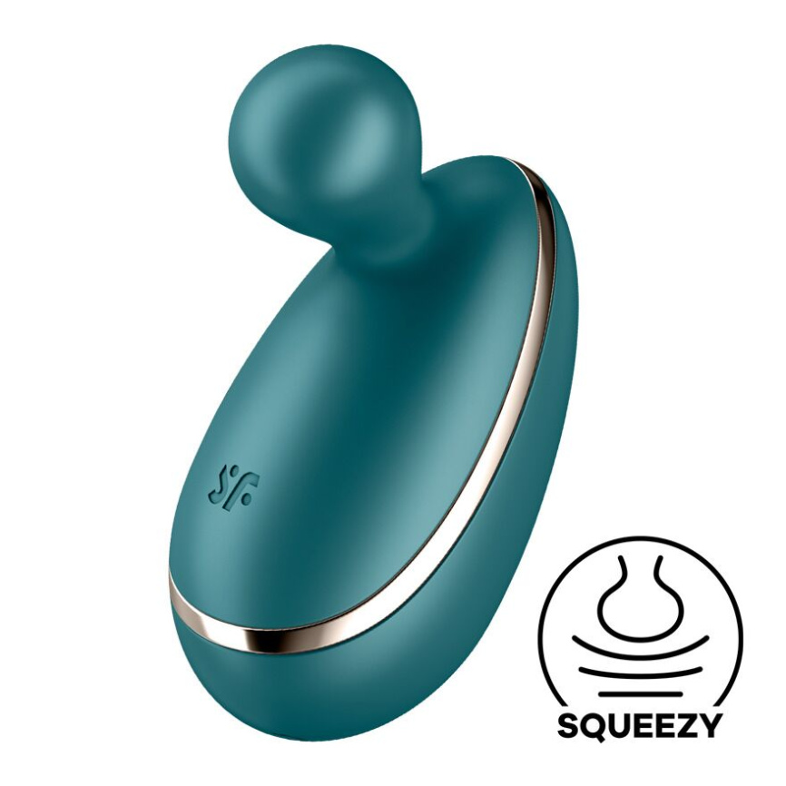 Вібратор для зовнішньої стимуляції Satisfyer Spot On 1 Green, гнучкий відросток фото 1