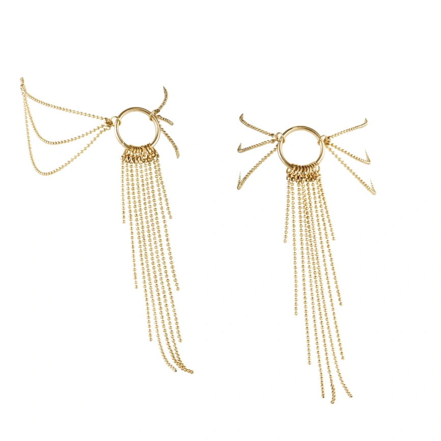 Браслеты для ног Bijoux Indiscrets Magnifique Feet Chain — Gold  фото 1