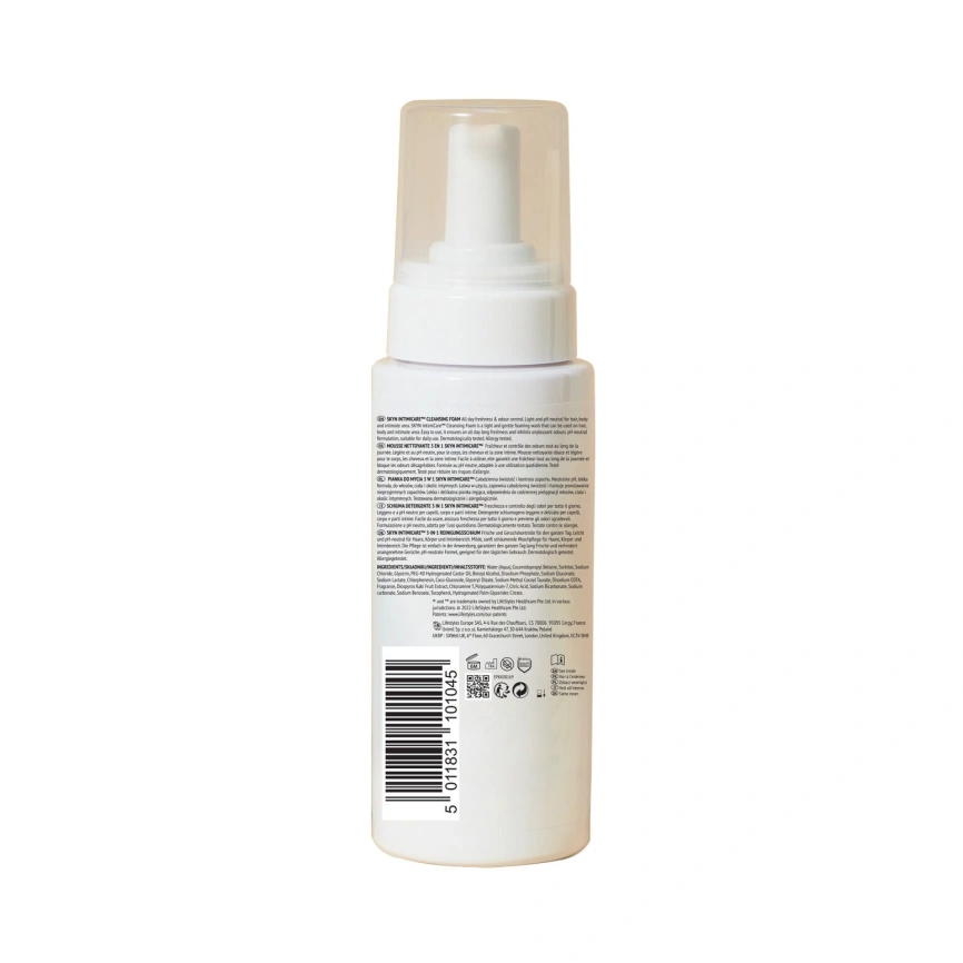Пена для интимного ухода SKYN Intimicare 3 in 1 Cleansing Foam 200 мл, освежающая, нейтральный pH фото 2