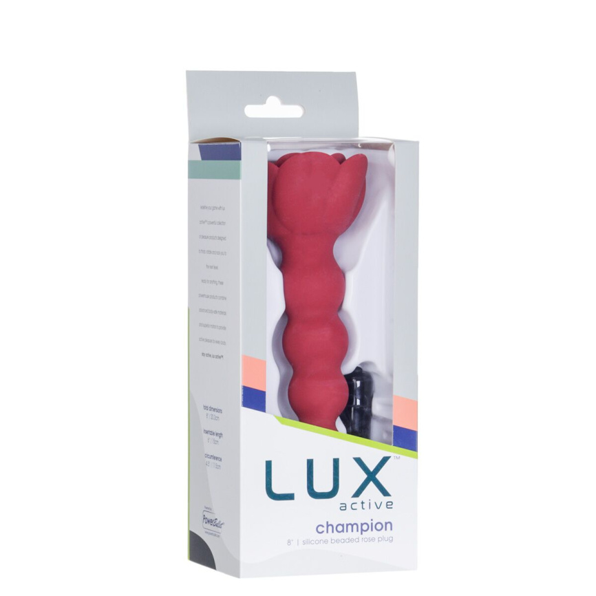 Анальний ланцюжок Lux Active с розой - Champion Rose фото 11