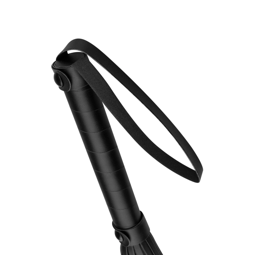 Флоггер Bedroom Fantasies: Faux Leather Flogger, черный фото 4
