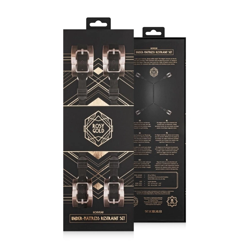 Фиксатор рук и ног для кровати Rosy Gold - Under-Mattress Restraint Set фото 11