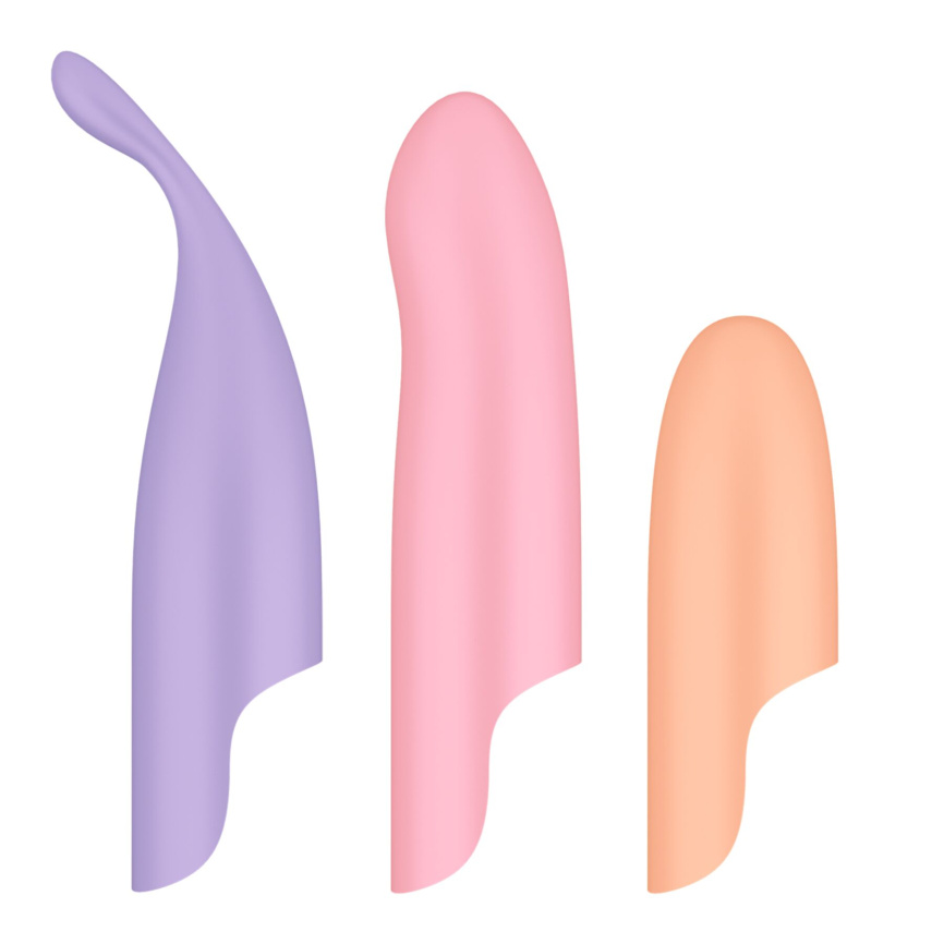 Набір 4-в-1 Satisfyer Playful Four, вібратор та 4 насадки, 12 режимів фото 5
