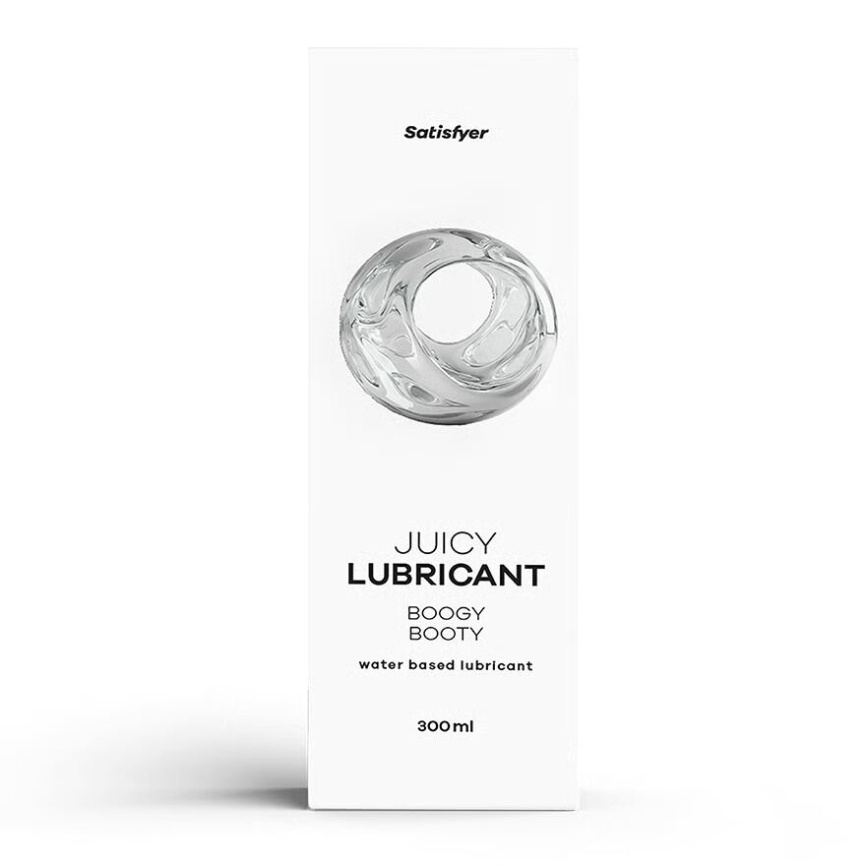 Анальна змазка на водній основі Satisfyer Juicy Lubricant Boogy Booty water based 300 мл фото 1