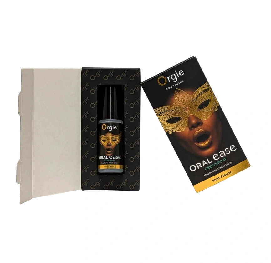 Спрей для глубокого минета Orgie – Oral Ease Deepthroat (15 мл), мятный, без анестетиков фото 5