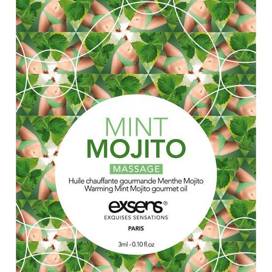 Пробник массажної олії EXSENS Mojito 3мл фото 1