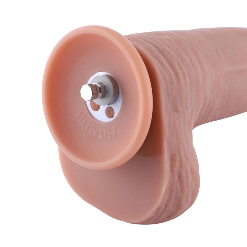 Фаллоимитатор 11.8″ с вибрацией для секс-машин Hismith Silicone Dildo with Vibe, KlicLok, пульт ДУ фото 11