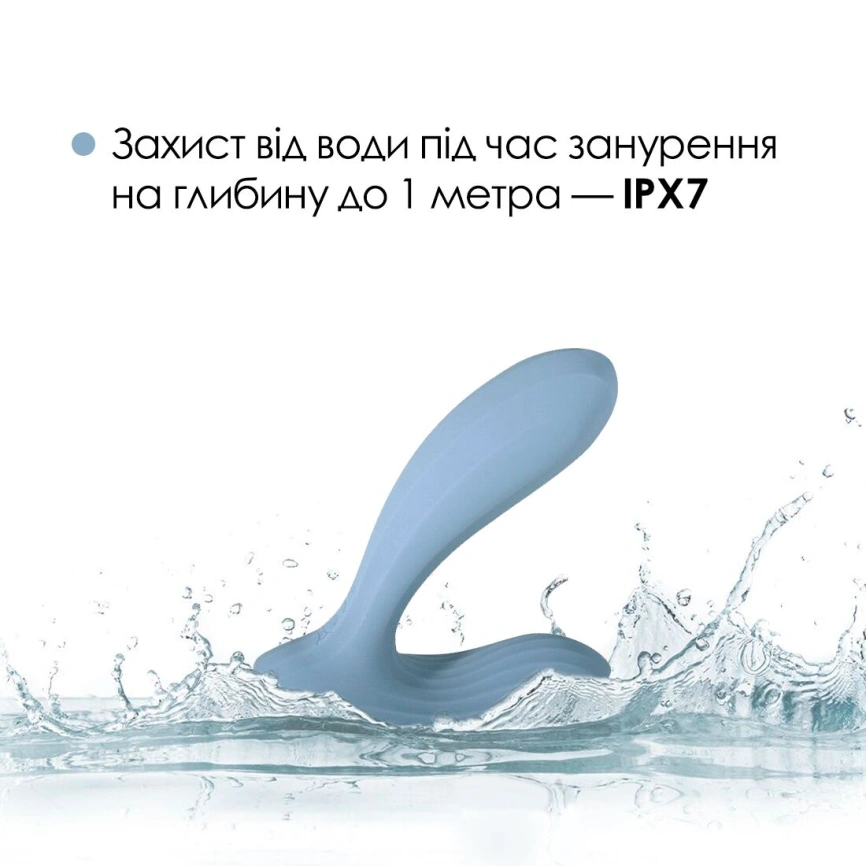 Смарт-вибратор в трусики Svakom Erica Dusty Blue, очень гибкий, 2 мотора фото 12