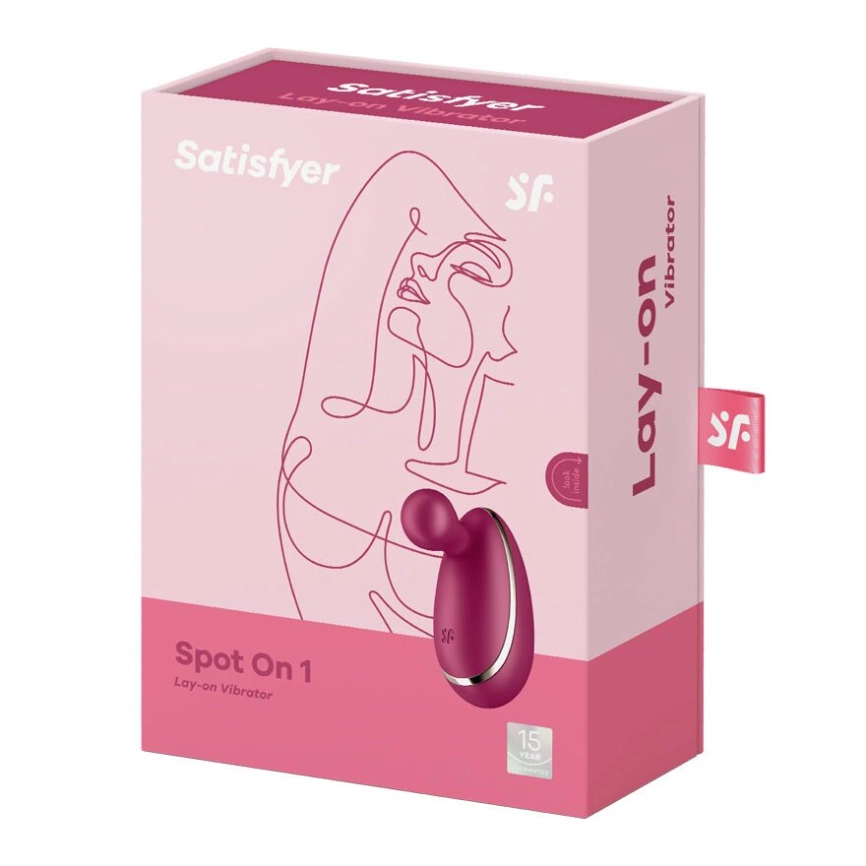 Вибратор для наружной стимуляции Satisfyer Spot On 1 Berry, гибкий отросток фото 5