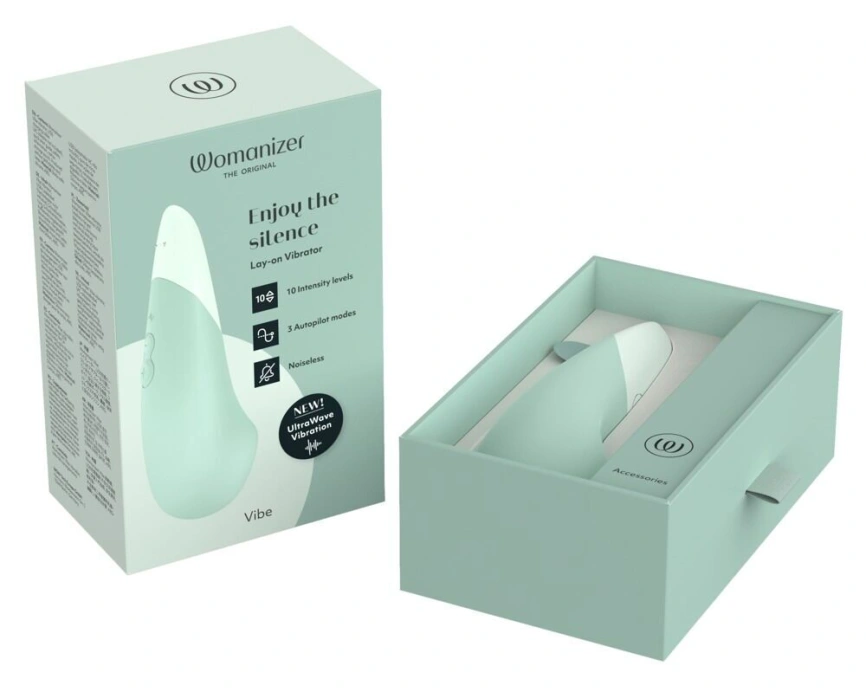 Мини-вибратор Womanizer Vibe Sage, 3 авторежима + 10 уровней интенсивности фото 9