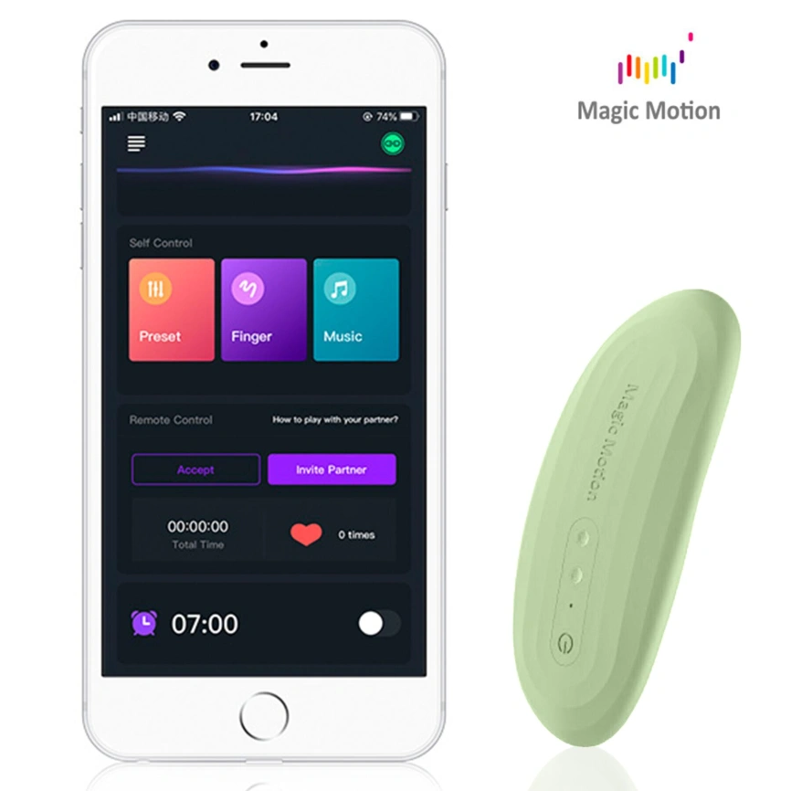 Смарт-вибратор в трусики Magic Motion Nyx Green фото 1