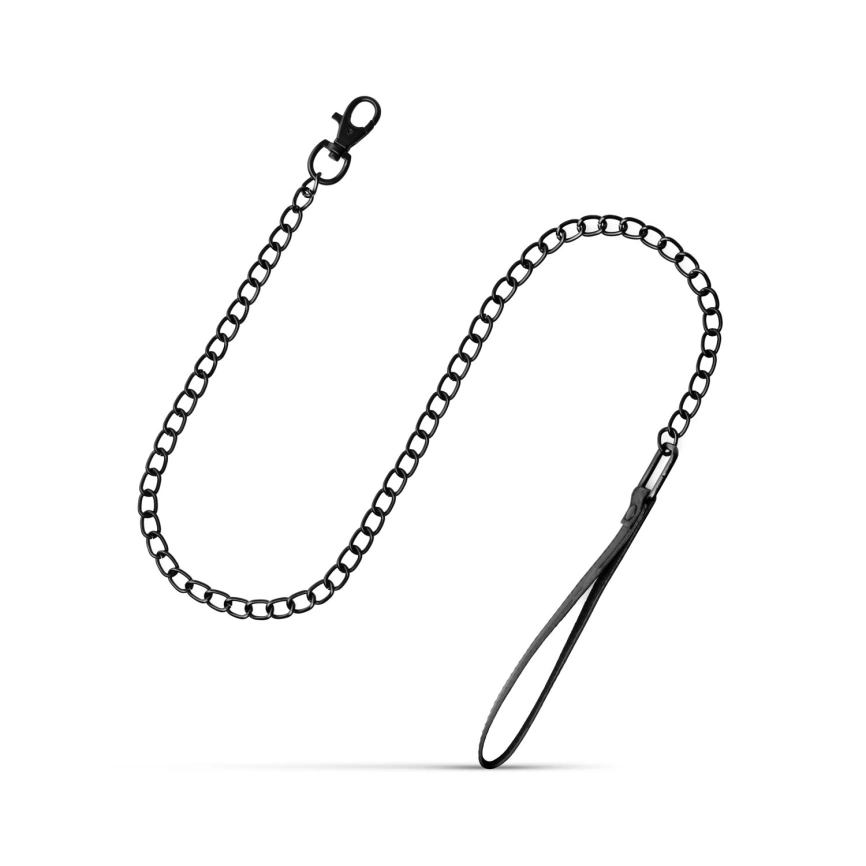 Ошейник с поводком Bedroom Fantasies: Faux Leather Collar & Chain фото 7