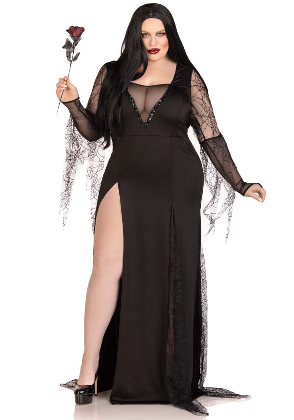 Костюм Мортіші Аддамс Leg Avenue Sexy Spooky Morticia 3X–4X фото 4