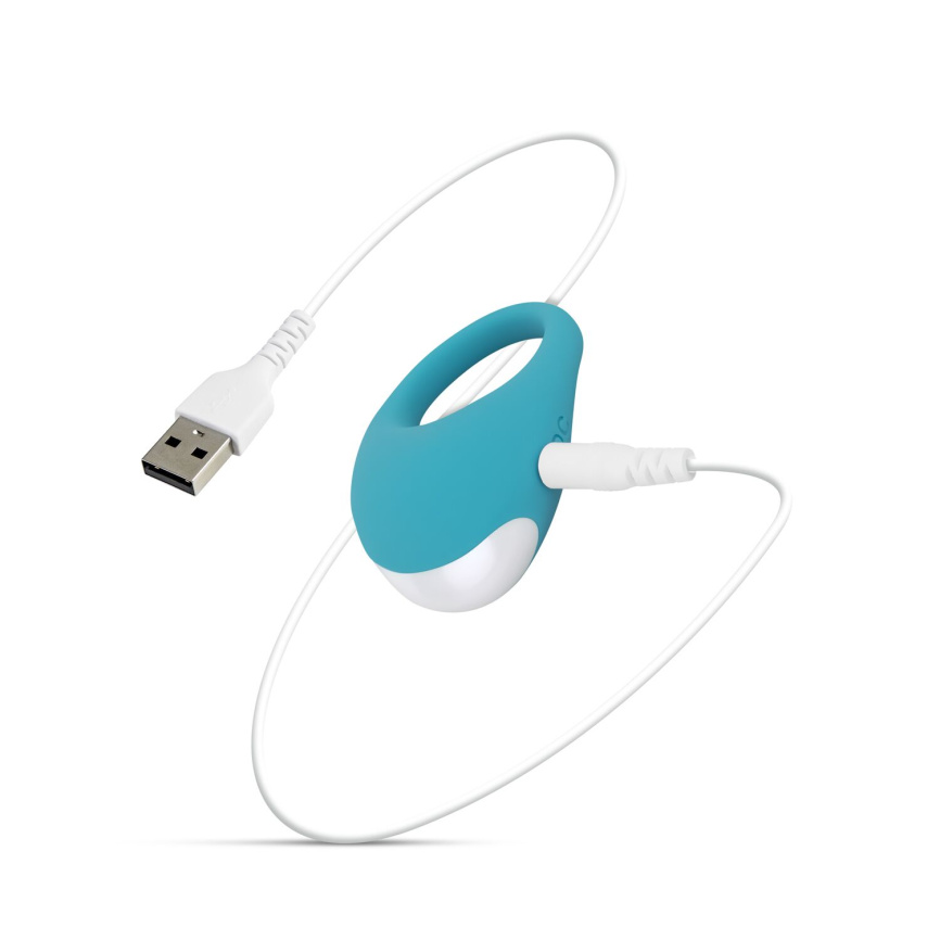 Ерекційне кільце з вібрацією Cala Azul – Jose Vibrating Cockring, 10 режимів фото 7
