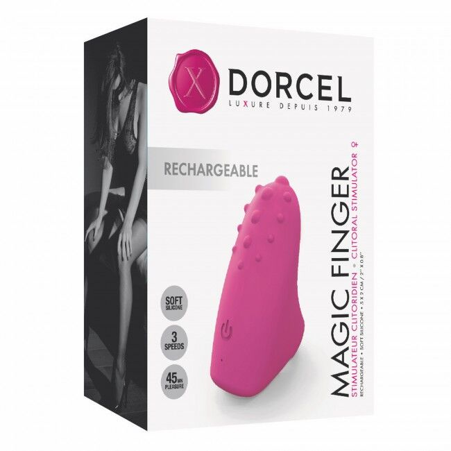 Вібратор на палець Dorcel MAGIC FINGER Rose перезаряджуваний, 3 режими роботи фото 6