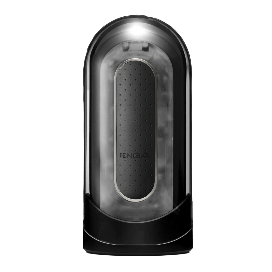 Вибромастурбатор Tenga Flip Zero Electronic Vibration Black, изменяемая интенсивность, раскладной фото 1