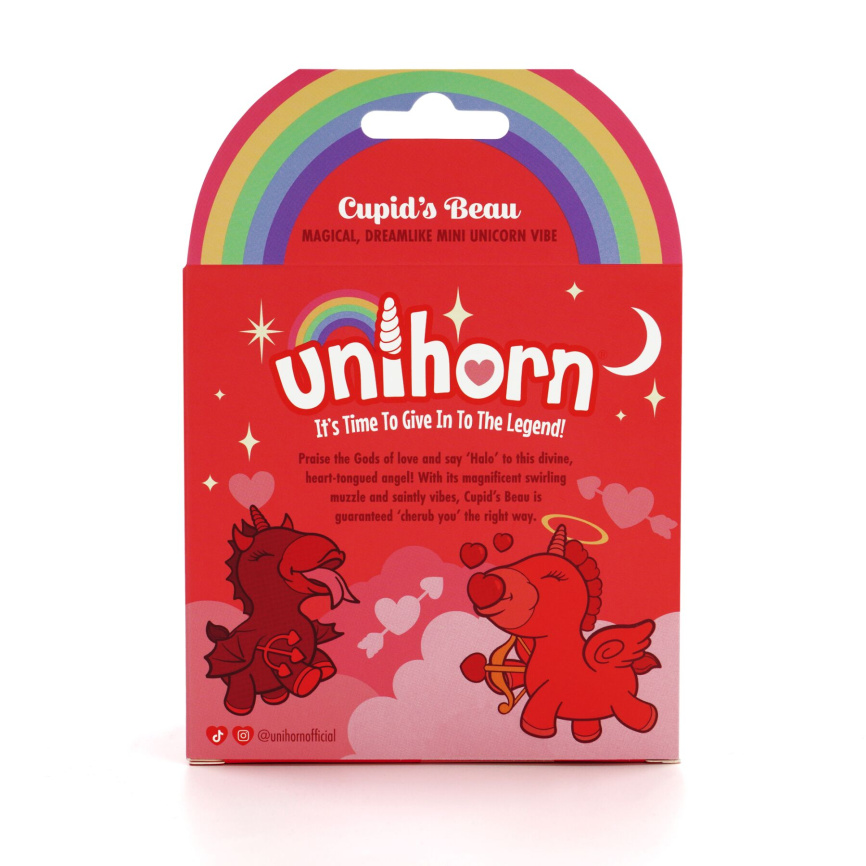 Вібратор-єдиноріжка Unihorn – Cupid's Beau, масажувальний язичок-сердечко фото 7