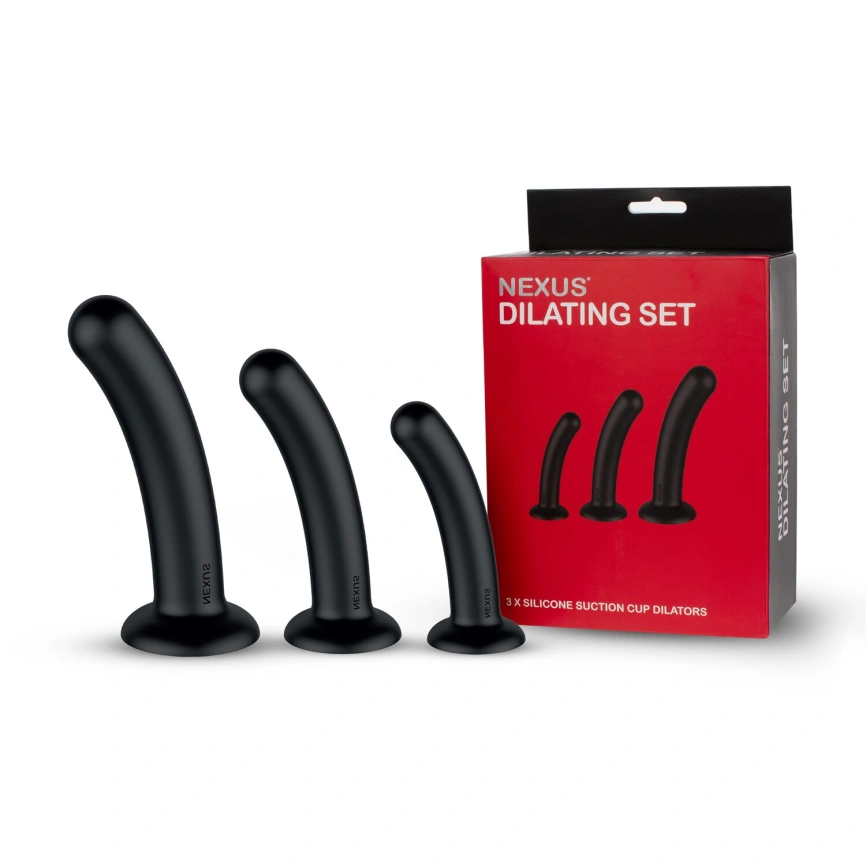 Набор дилдо Nexus Dilating Set (17 см, 15 см, 12,5 см) фото 6