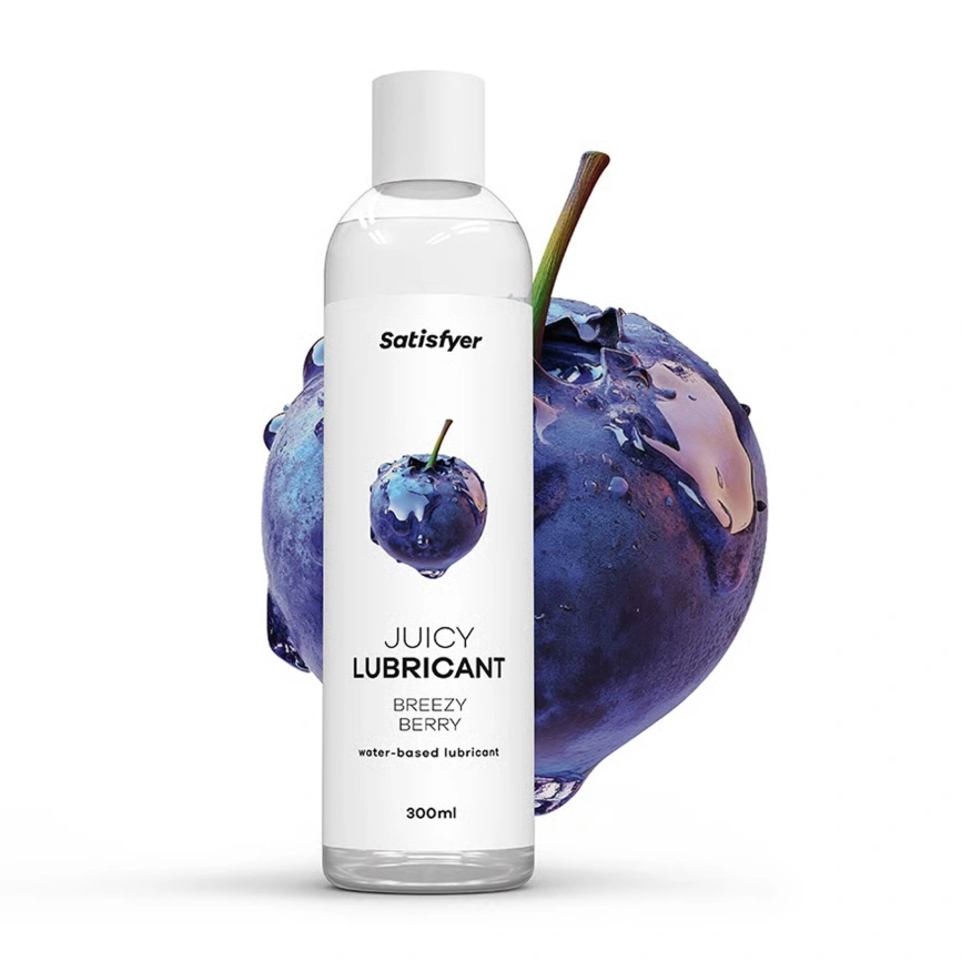 Лубрикант на водной основе Satisfyer Juicy Lubricant Breezy Berry water based 300 мл фото 3